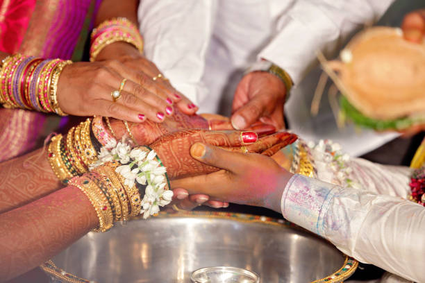 istock Beautiful indian traditional wedding ceremony 1279427757