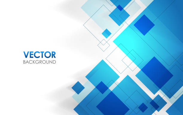 Abstract Blue Rectangles. Vector Illutration. Abstract Blue Rectangles. Vector Illutration. rhombus stock illustrations