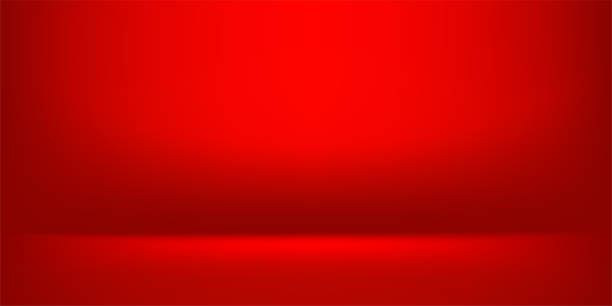 istock red luxurious banner background, vivid red for modern background, light shine background, copy space 1279439229