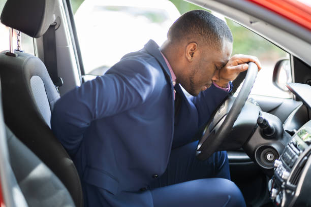 istock Car Accident Injury. Back Pain 1279444406