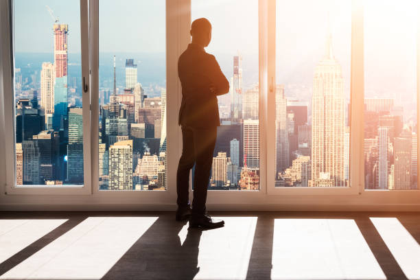 istock African Businessman Viewing City Downtown 1279444412