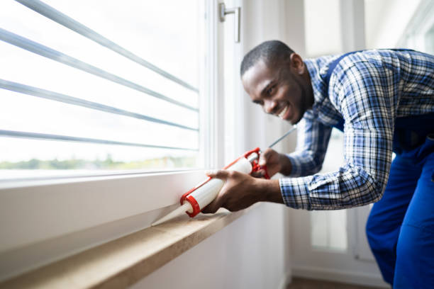 istock Caulk Sealant Application. Silicone Window Seal 1279444458