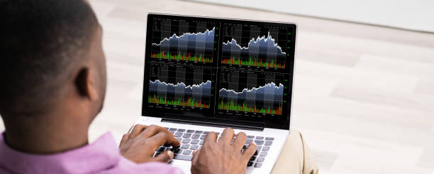 istock Young African Man Trading Online 1279444466
