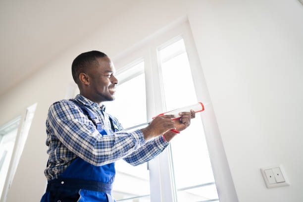 istock Caulk Sealant Application. Silicone Window Seal 1279444474