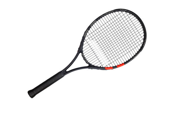 istock Tennis racket on white background 1279447522