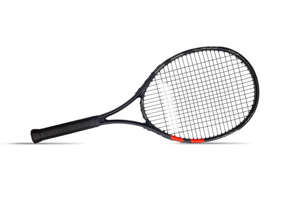 istock Tennis racket on white background 1279447531