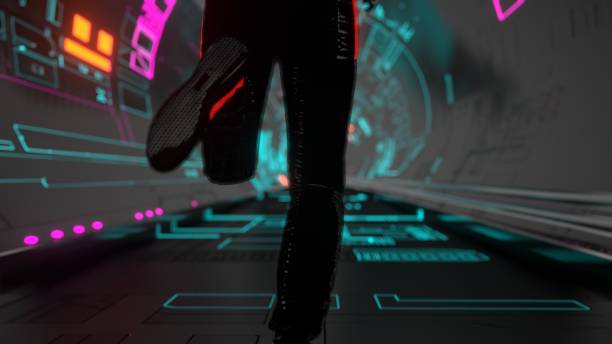 istock space portal tunnel with cosmonaut corridor 1279449304