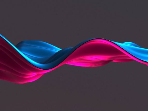 istock Colorful Liquid metallic wavy background 1279453109