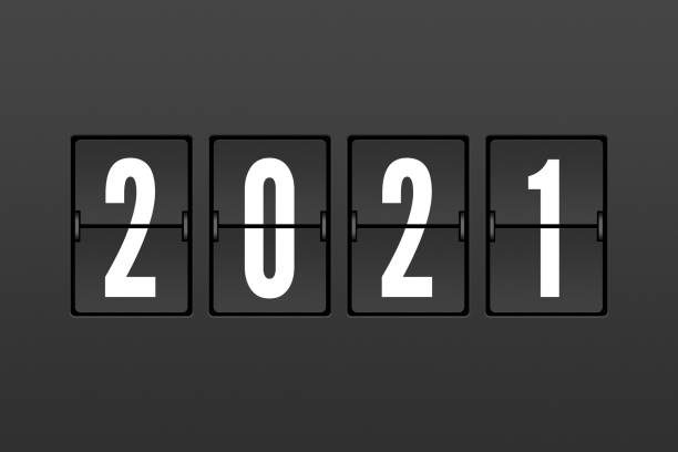 istock Year 2021 on the Arrival Departure Board 1279454835