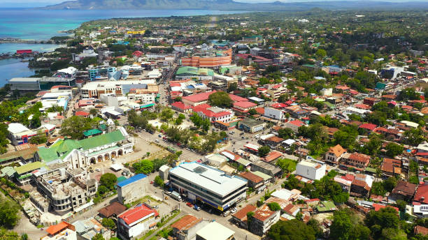 Tagbilaran City view from above. Bohol, Philippines
