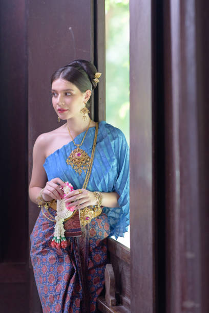 istock Portrait Thai model in Thai period costume 1279461944