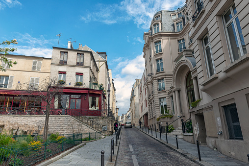 Paris narrow street