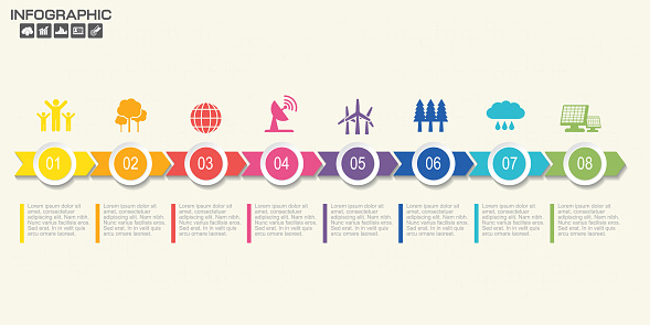 7 Step Pathway Form.pdf Seven Steps Diagram Template Stock Illustration - Download Image Now ...
