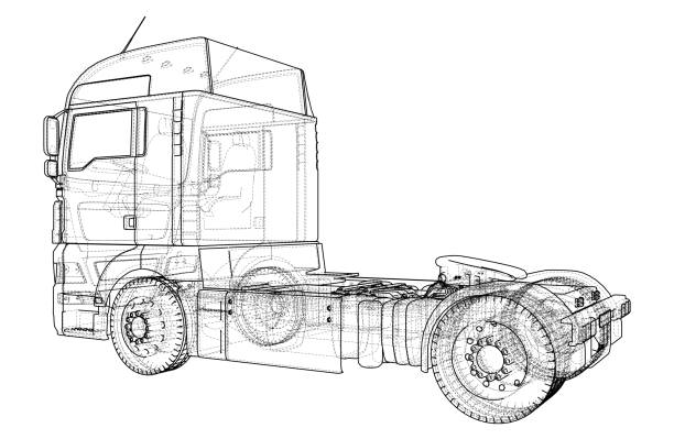 istock Shipping industry, logistics transportation and cargo freight transport industrial business commercial concept wire-frame. Created illustration of 3d. 1279469897