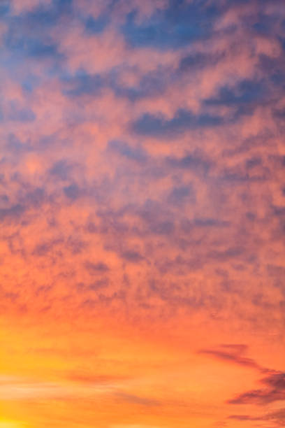 istock Beautiful colorful sunset with clouds somewhere in Denmark. 1279470846