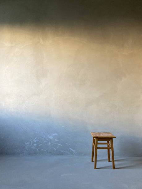 istock Wooden stool in room 1279473233