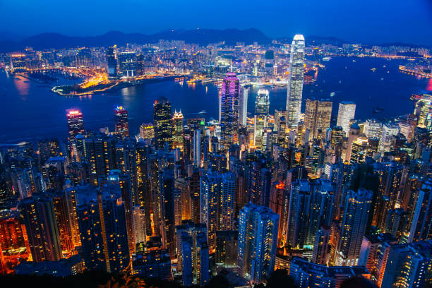 istock Hong Kong Skyline at Dusk 1279476989