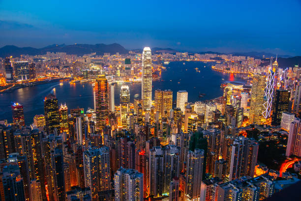 istock Hong Kong Skyline at Dusk 1279476991
