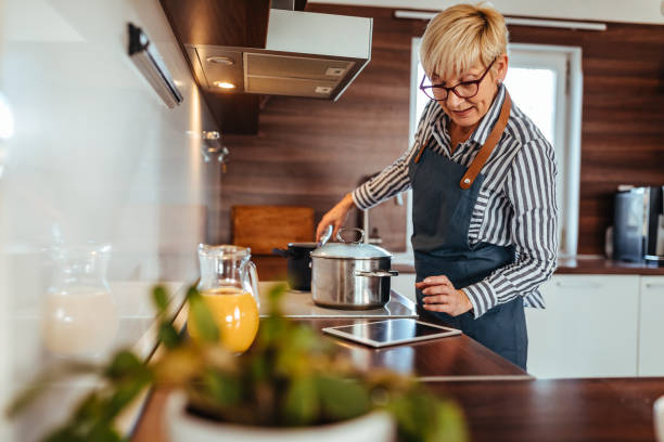 istock She's trying out a new recipe today 1279484897