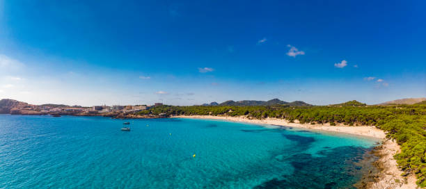 istock Cala Agulla sand beach Spain, Balearic Islands, Mallorca, Cala Rajada 1279488308