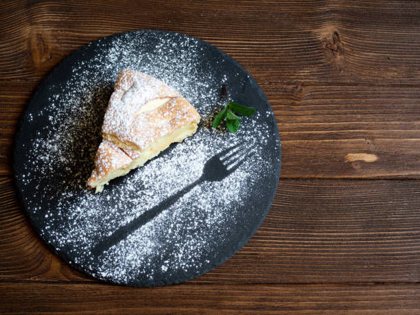 istock Tasty piece of apple pie 1279491629