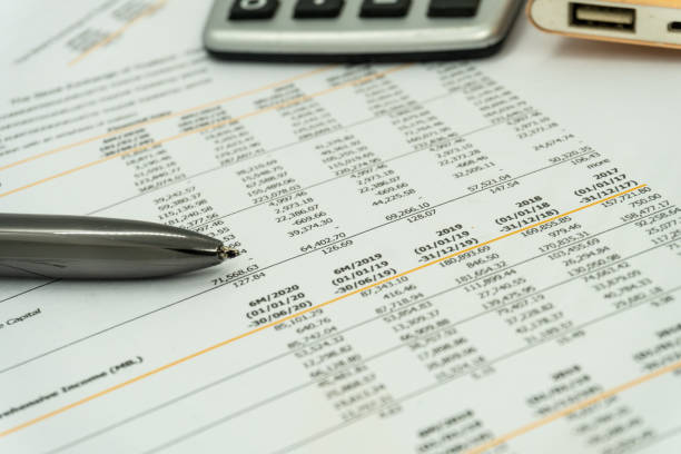 istock financial statement read and check number for business analysis 1279494693