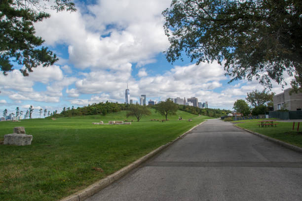 istock Governors Island Green Lawn and Pathways 1279497474