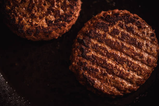 istock Grilled Vegan Burger Patties 1279502740