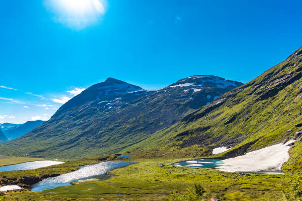 istock Trollstigen or Trolls Path is a serpentine mountain road in Norway 1279503970