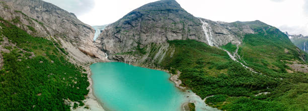 istock Briksdalsbreen is a glacier arm of Jostedalsbreen,Briksdalsbre, Norway 1279506999