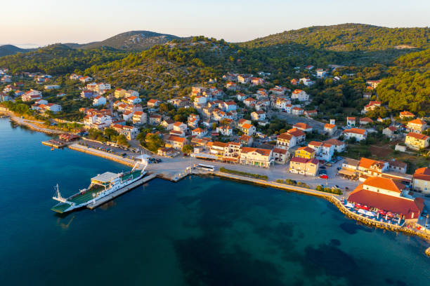 istock Aerial view of Tkon town 1279509482