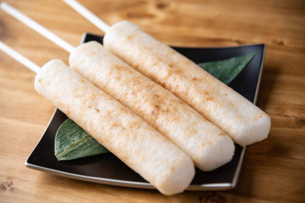 Kiritanpo, japanese Akita style rice cake Kiritanpo, japanese Akita style rice cake japanese akita stock pictures, royalty-free photos & images