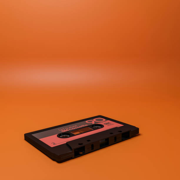 istock casette tape isolated on orange 1279514267