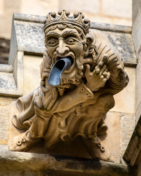 istock Ornate Gargoyle at Gloucester Cathedral in the UK 1279527115