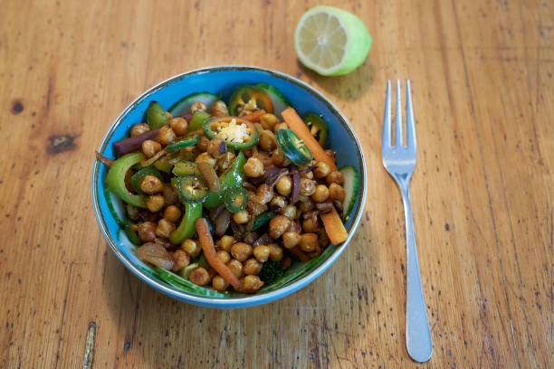 istock fried chickpeas with avocado, cucumber 1279527125