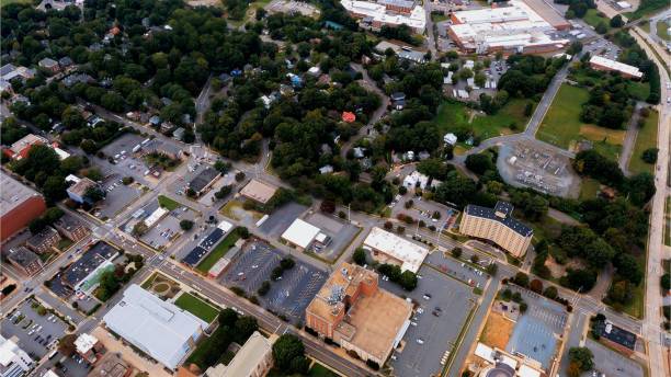 istock Flying Over Winston-Salem, NC 1279528347