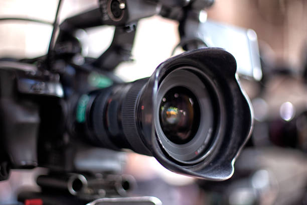 istock digital television camera filming a symphony orchestra. 1279532638