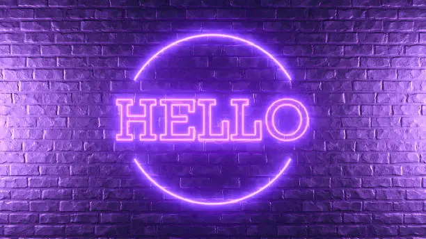 Hello Longsight Led Sign Free hello sign Stock Photos & Pictures | FreeImages