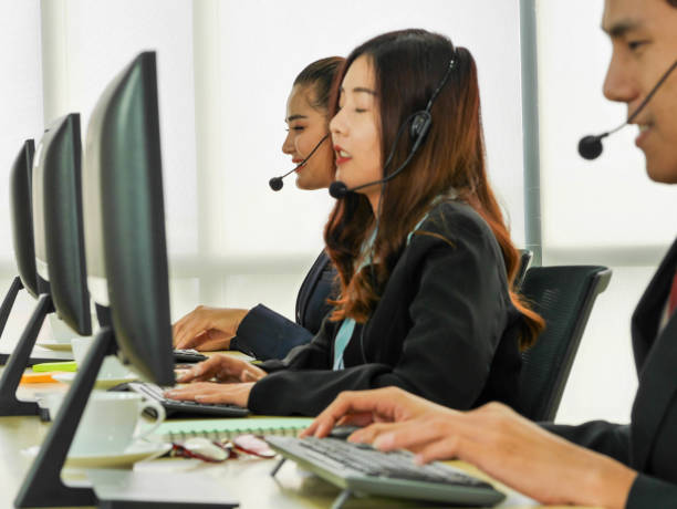 istock employees at the computer working customer service call center representative 1279538343