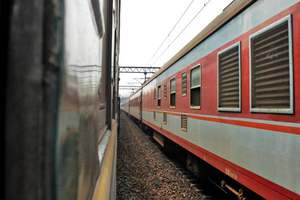istock China Railway: 25G Rolling stock Red Paint Livery (China Railway 25G Bus) 1279543563
