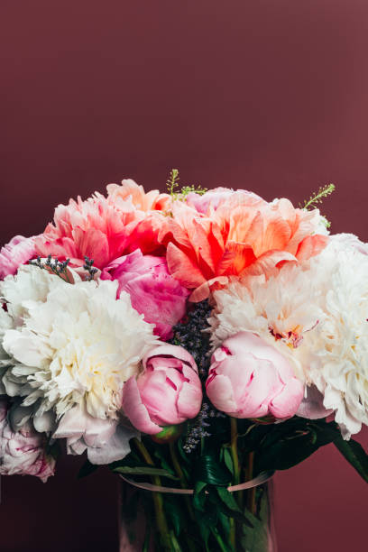 istock Amazing Fresh bunch of pink peonies 1279547835
