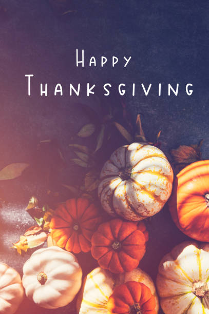 istock Happy Thanksgiving Holiday postcard 1279547871