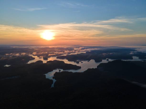 istock Sunrise over the lake 1279549306