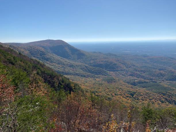 Hiking mountain overlook