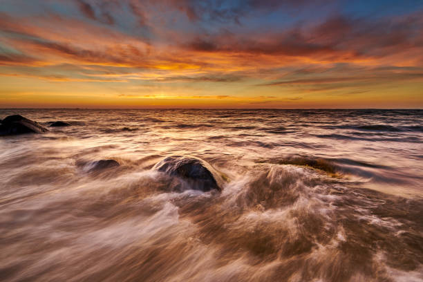 istock rocky baltic seascape in the evening 1279555900
