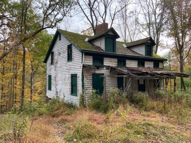 istock Old house in the woods 1279557427