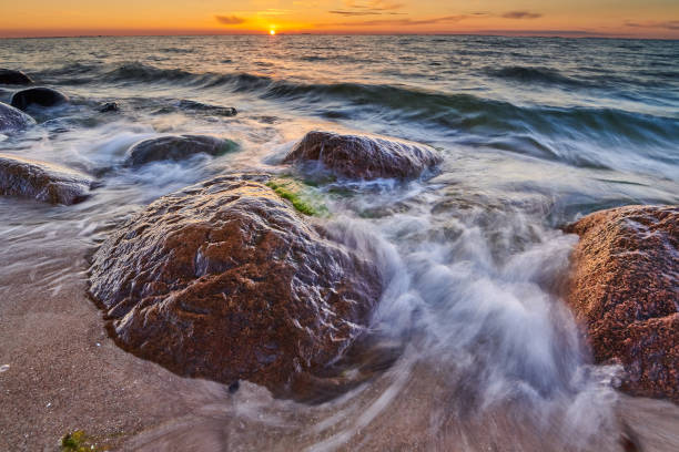 istock rocky baltic seascape in the evening 1279559259