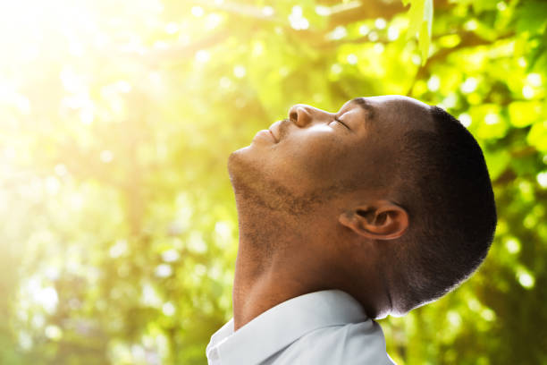 istock Breath Clean Air. Relax In Nature 1279567227