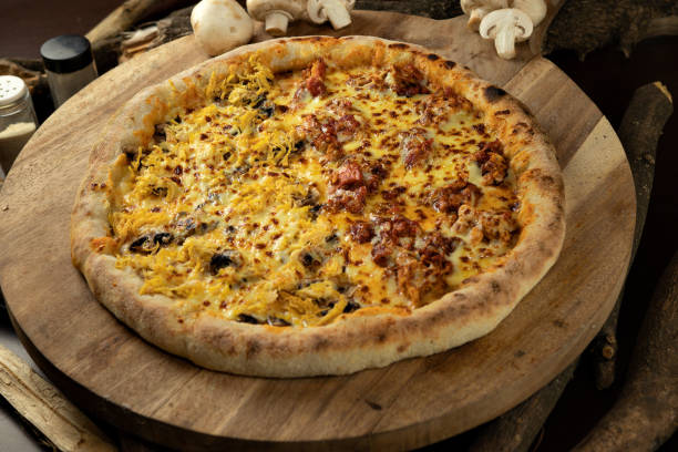 istock delicious giant large two flavor pizza 1279572490