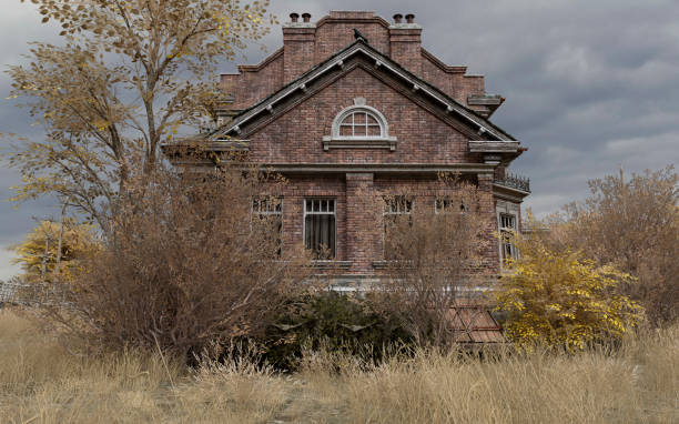 istock Abandoned haunted house refuge of spirits 3d illustration 1279574227
